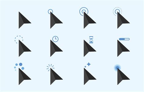 Download free mouse cursor icons in various design styles for web, mobile, and graphic design projects. Choose from static and animated mouse cursor vector icons and logos in PNG, SVG, GIF formats. 
